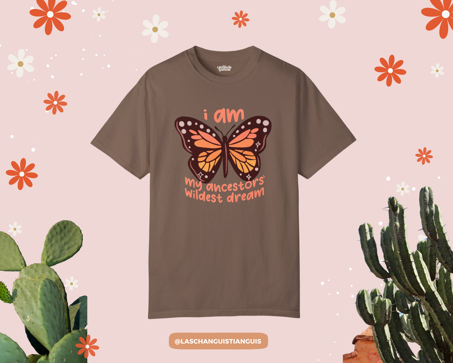 Monarch Butterfly T-Shirt – "I Am My Ancestors' Wildest Dream" | Inspirational Affirmation Tee