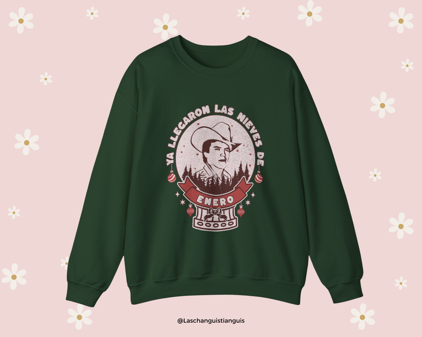 Nieves de Enero Holiday Sweater - Chalino Sanchez Edition