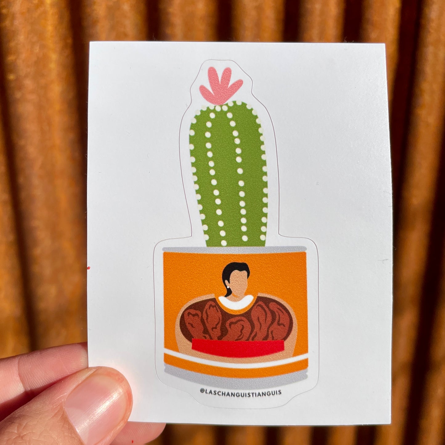 Saguaro en Adobo Vinyl Sticker