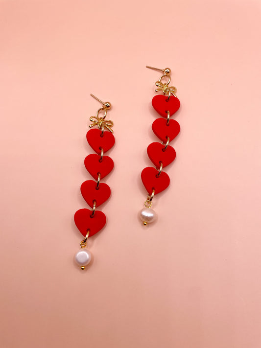 Love Cascade Valentine's Earrings