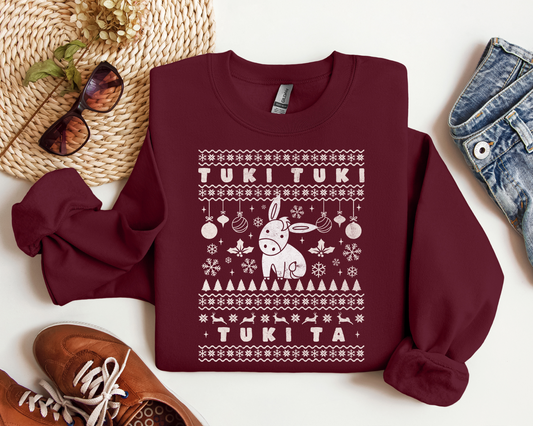 Latine Ugly Christmas Sweater - Burrito Sabanero Edition