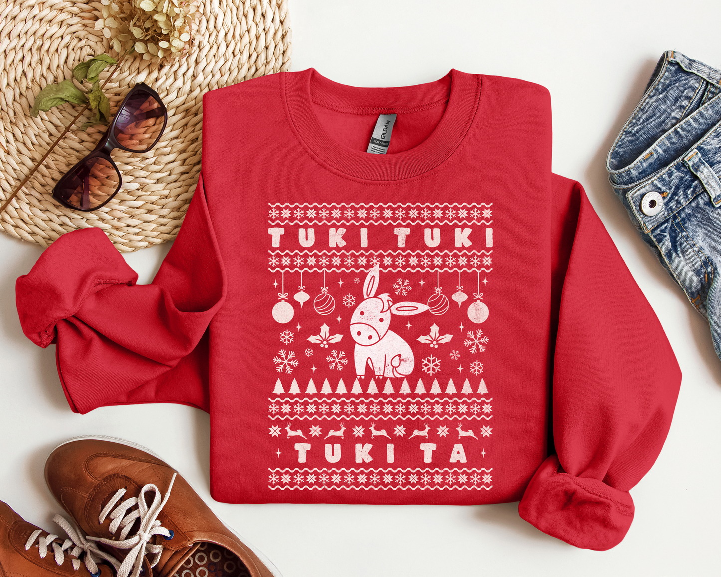 Latine Ugly Christmas Sweater - Burrito Sabanero Edition