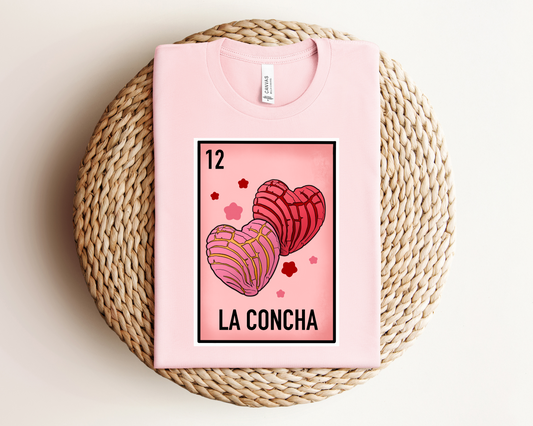 Dulce Amor: La Concha, Heart Shaped Pan Dulce Valentine's Tee