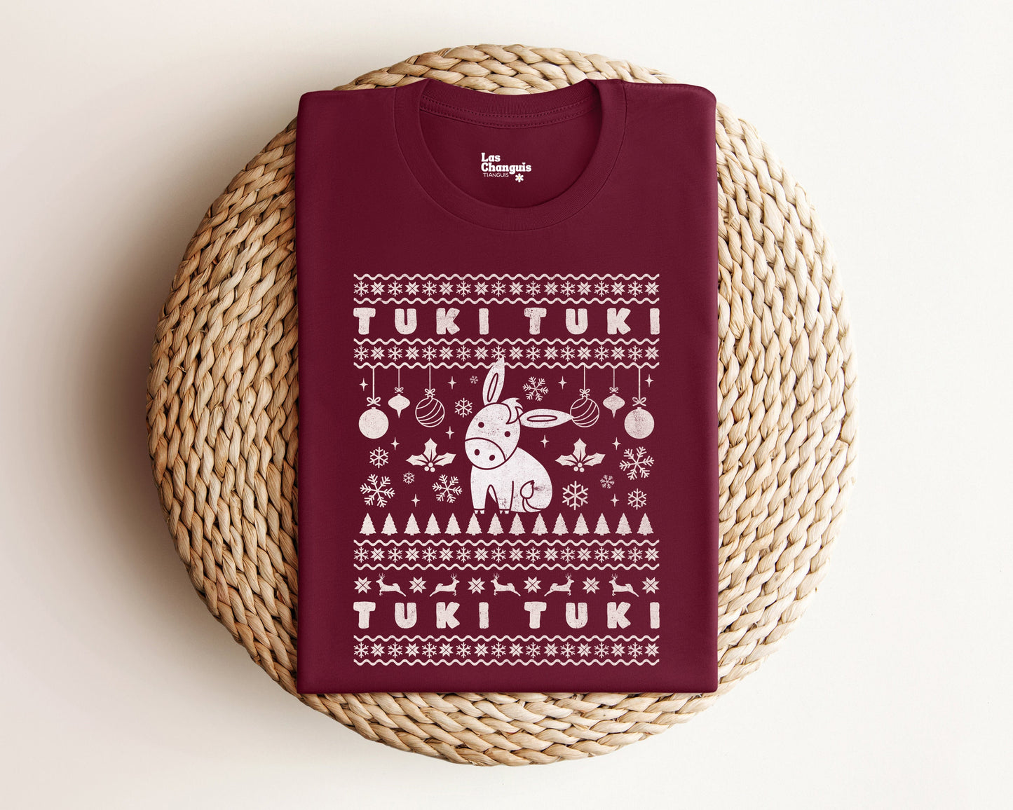 Burrito Sabanero T-Shirt de Navidad | Tuki Tuki - Tuki Tuki Latina Ugly Christmas Shirt