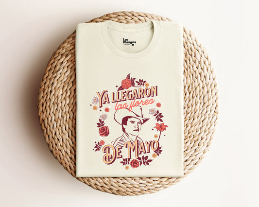 Ya Llegaron las Flores de Mayo Short Sleeve Tee | Chalino Mother's Day Shirt