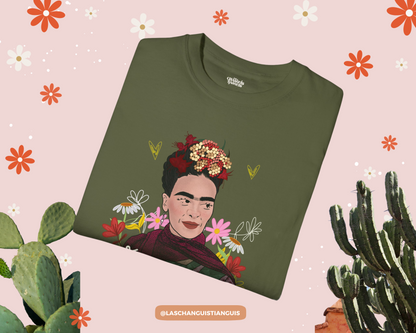Frida Kahlo Enamórate de Ti - Comfort Colors Oversized Vintage Fit Tee