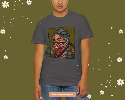 La Guardiana Tee – Chicana Art Shirt | Latina Resistance Graphic Tee