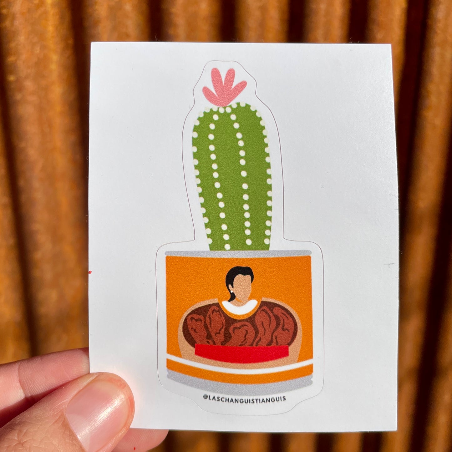 Saguaro en Adobo Vinyl Sticker