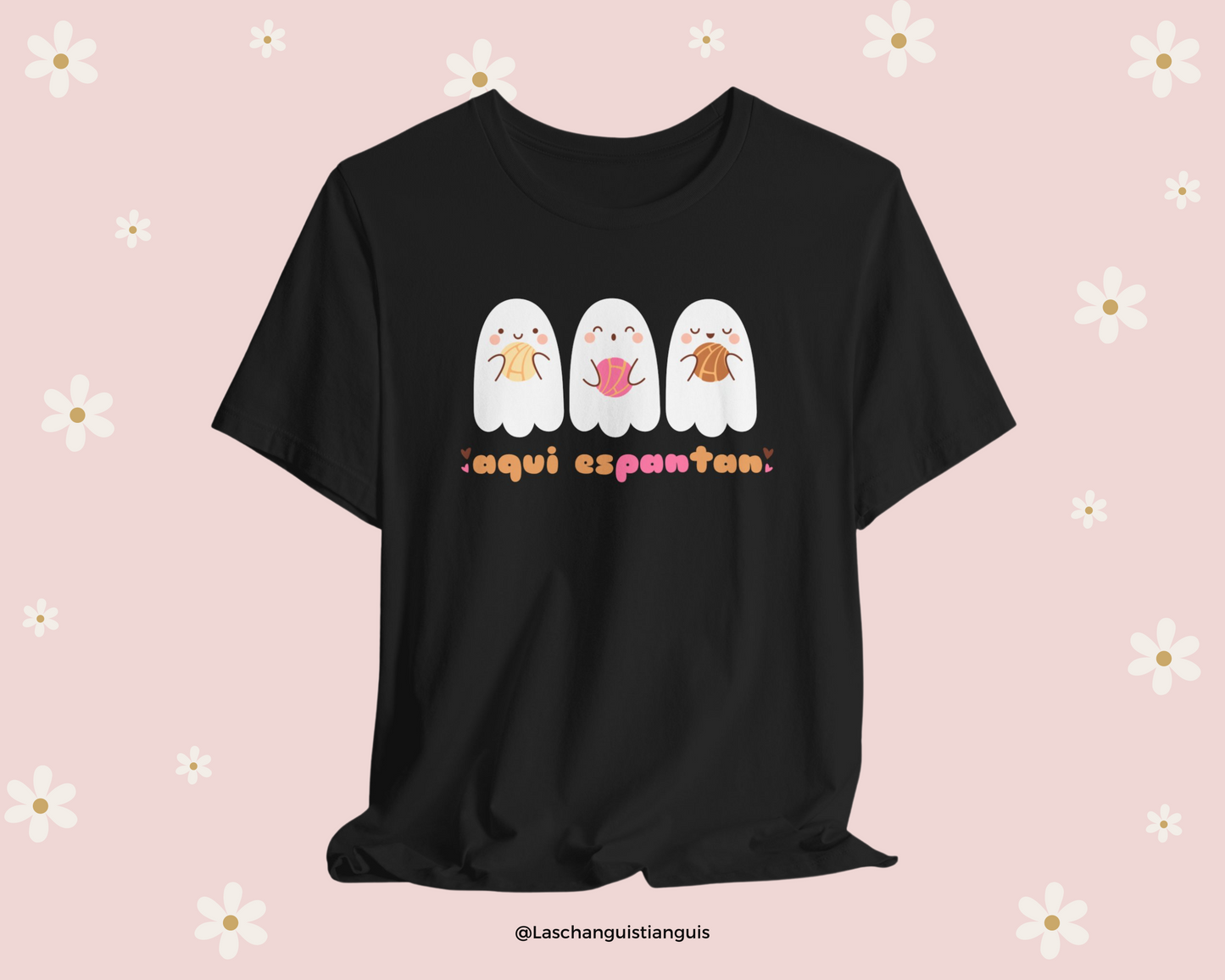 Aquí Espantan" Halloween Tee/Crewneck – Cute Ghosts with Conchitas