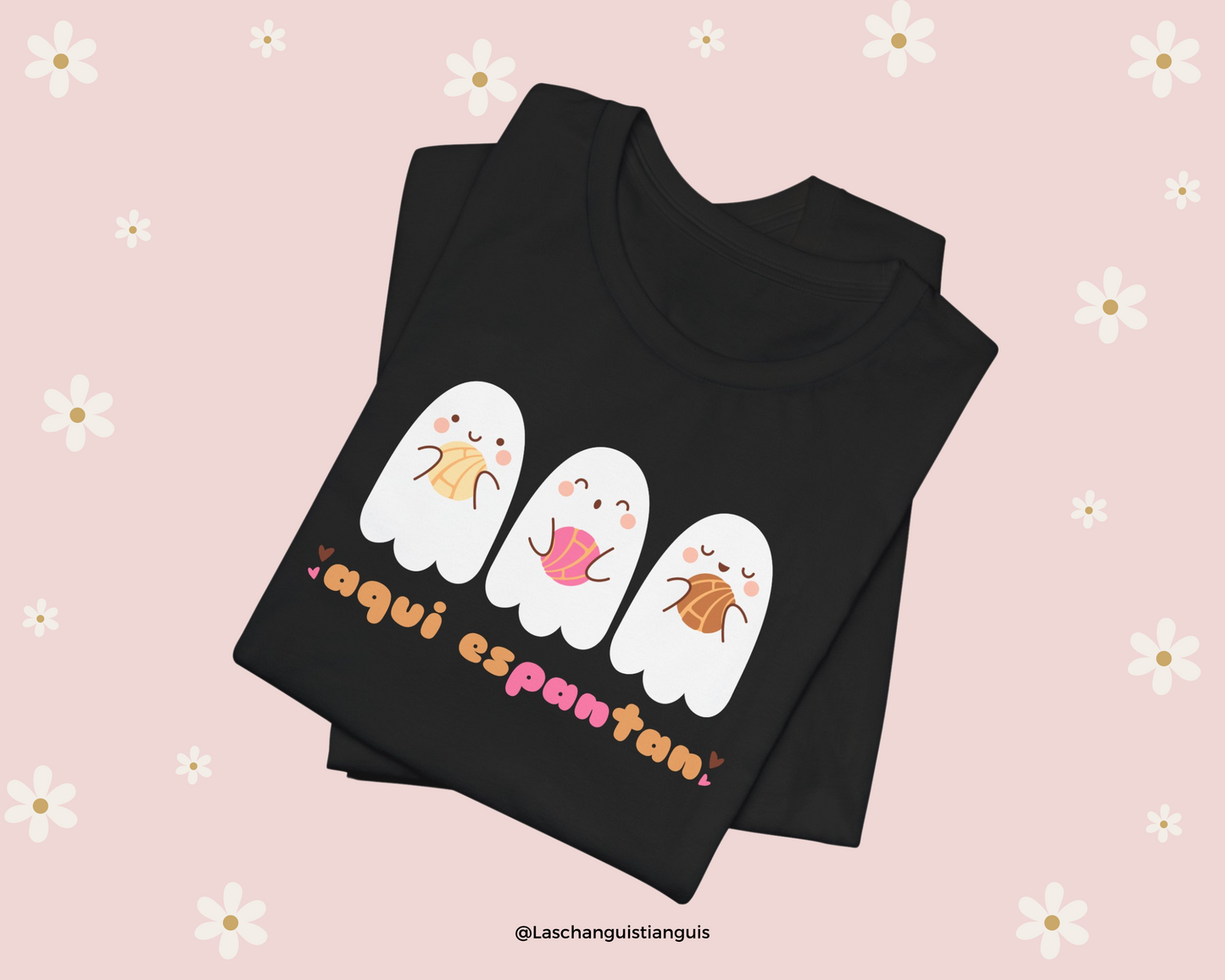 Aquí Espantan" Halloween Tee/Crewneck – Cute Ghosts with Conchitas