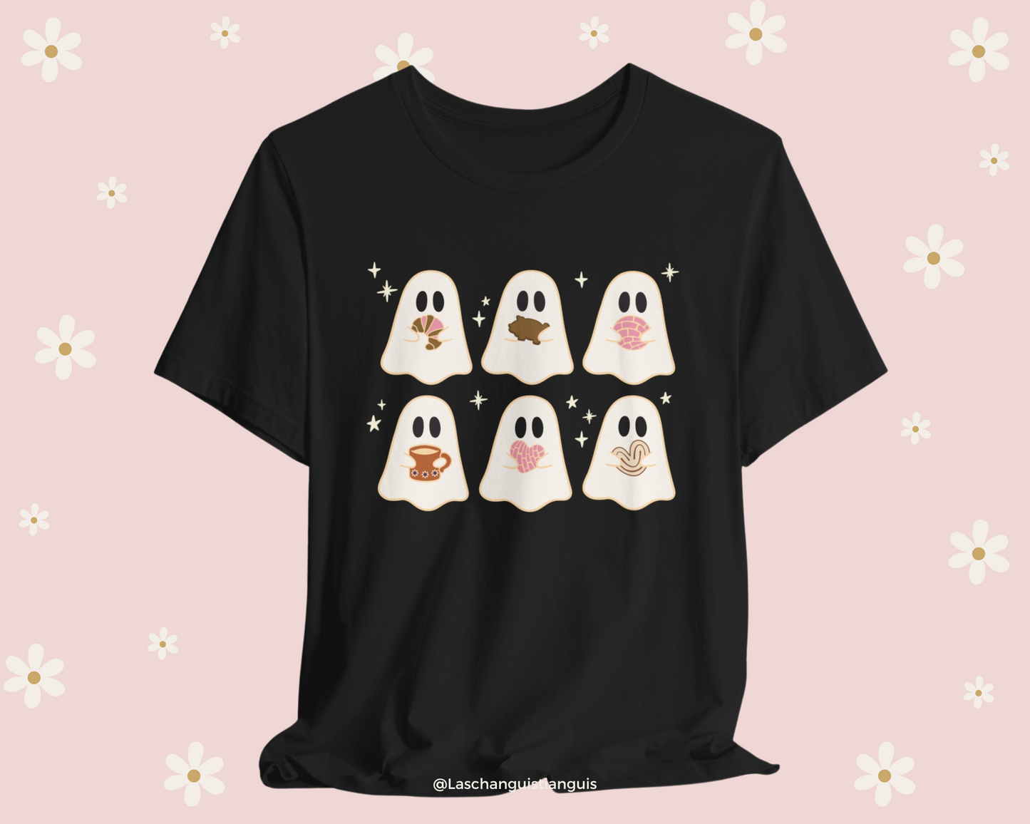 Pan-tasma Crew Halloween T-Shirt - Cute Ghosts with Pan Dulce