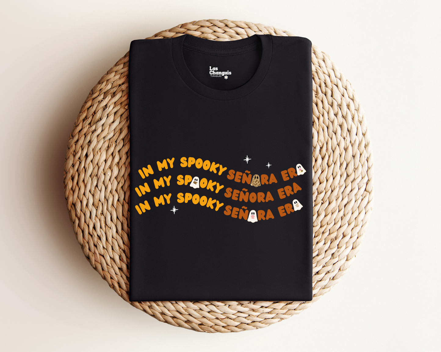 In My Spooky Señora Era Shirt or Crewneck | Halloween Graphic Tee with Ghosts and Pan Dulce