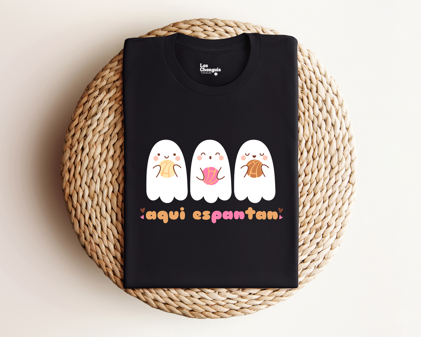 Aquí Espantan" Halloween Tee/Crewneck – Cute Ghosts with Conchitas