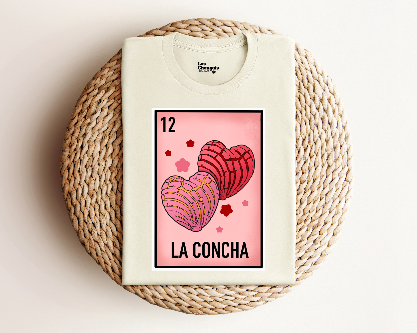 Dulce Amor: La Concha, Heart Shaped Pan Dulce Valentine's Tee