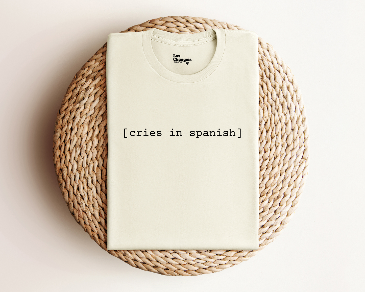 Cries in Spanish Unisex T-Shirt - Subtitle Style