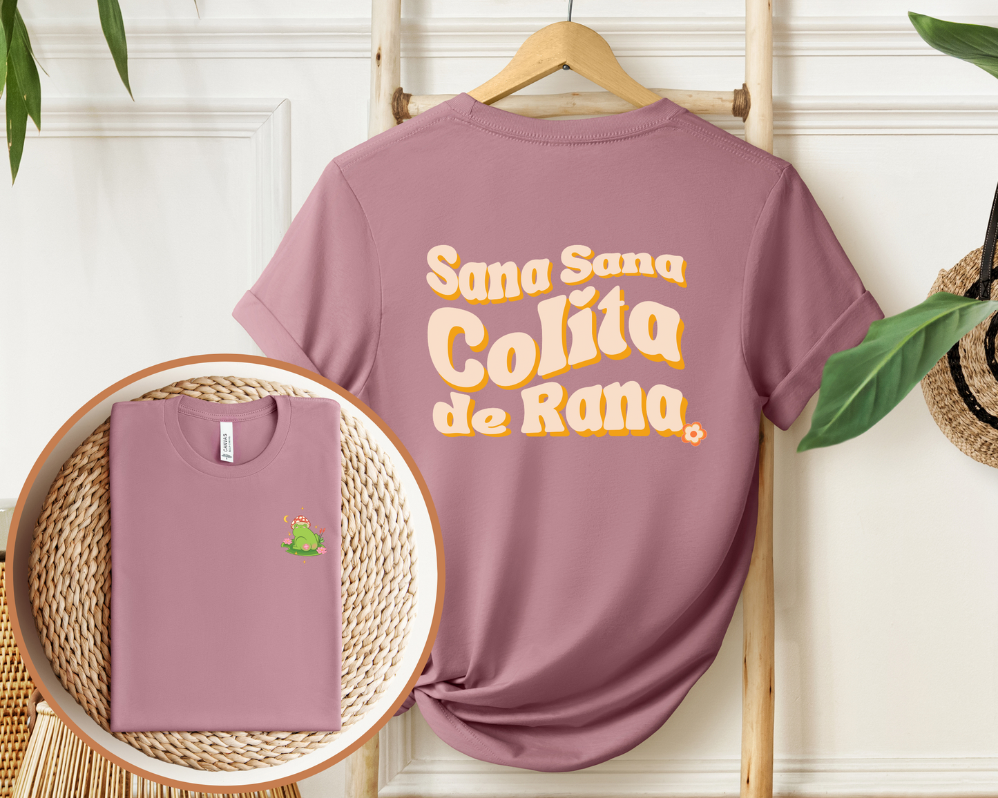 Healing Frog Comfort Tee - Sana, Sana, Colita de Rana