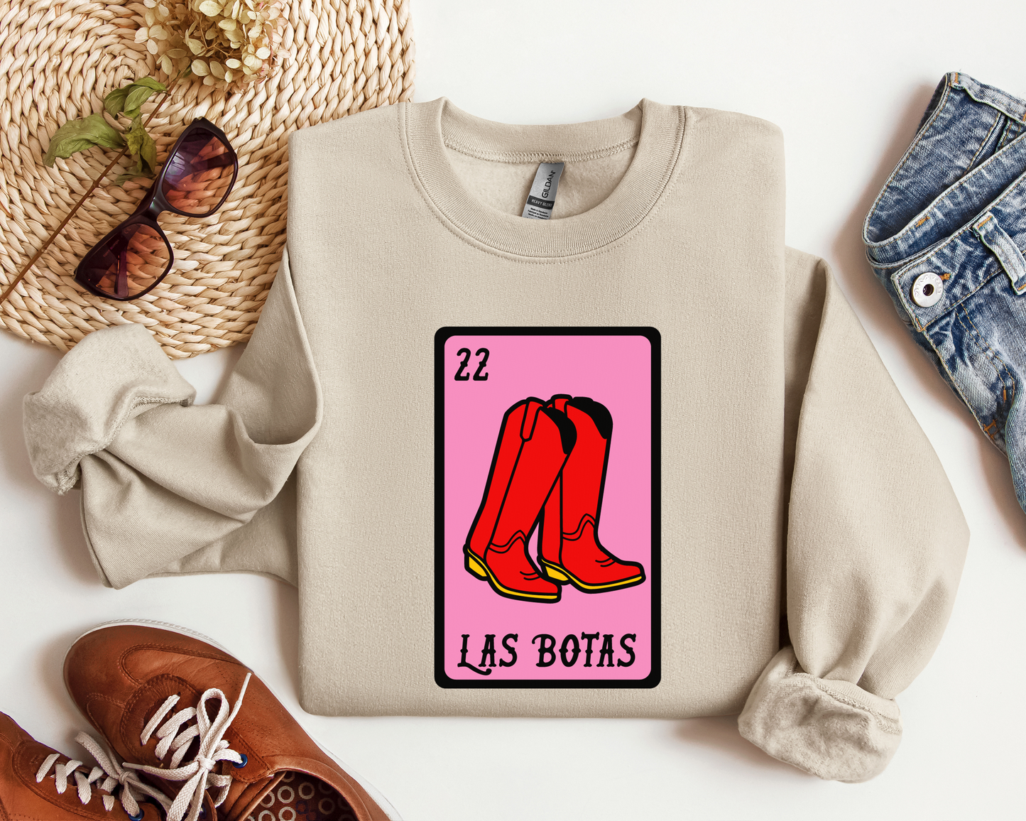 Las Botas - Norteña Valentine's Day Crewneck